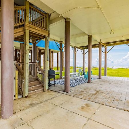 8-Mile Beachfront Villa Galveston Exterior photo