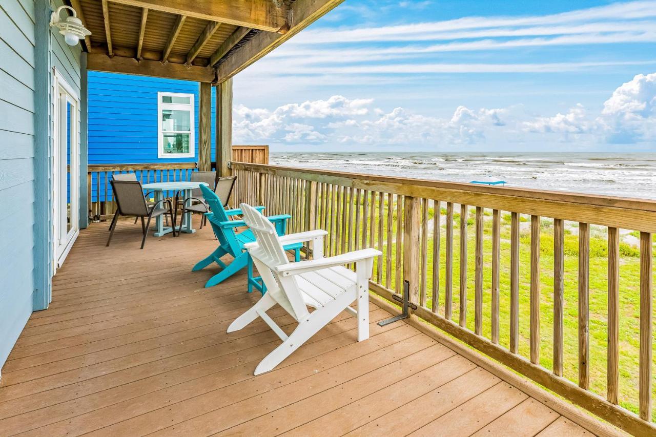 8-Mile Beachfront Villa Galveston Exterior photo