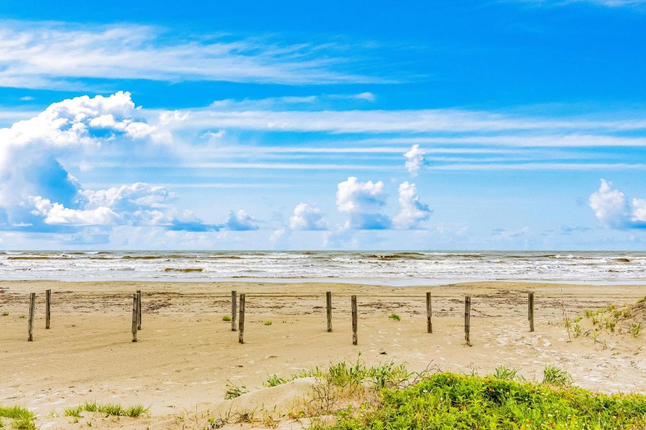 8-Mile Beachfront Villa Galveston Exterior photo